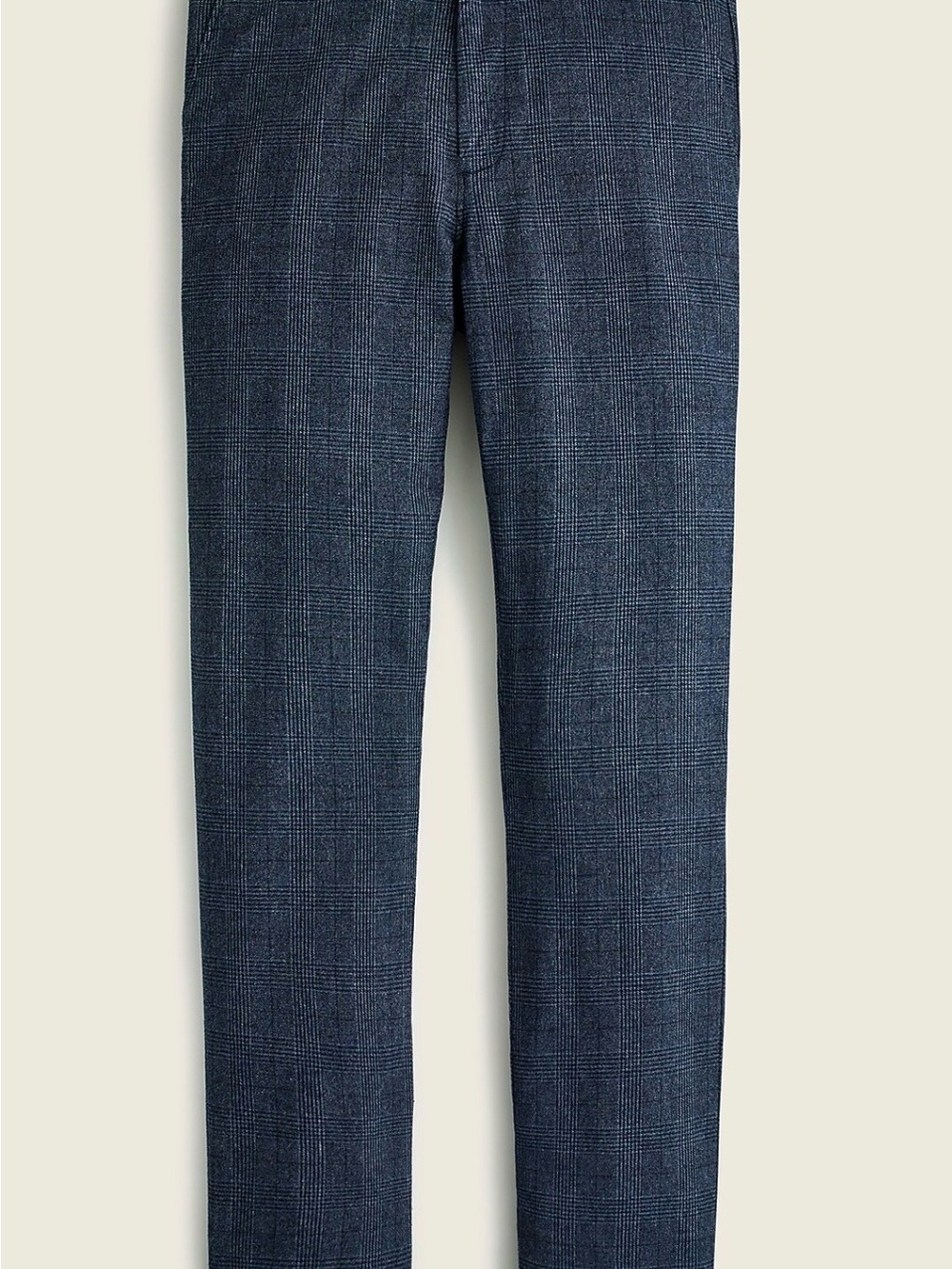 770 Straight-fit brushed twill pant in plaid